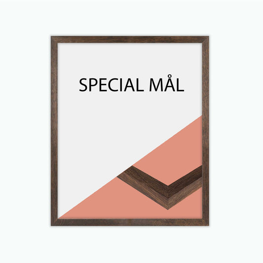 Billedramme på specialmål – Håndlavet i massiv røget eg