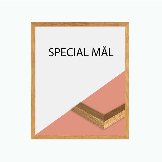 Billedramme på specialmål – Håndlavet i massiv egetræ